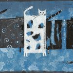 cats-blue and white