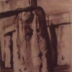 Drawing of Stonehenge (conte crayon and charcoal on paper – A3, 29.7 x 42.0cm)