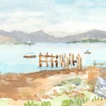 Isle of Bute (watercolour)
