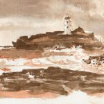 Lighthouse (watercolour on paper)