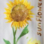 watercolour-sunflower